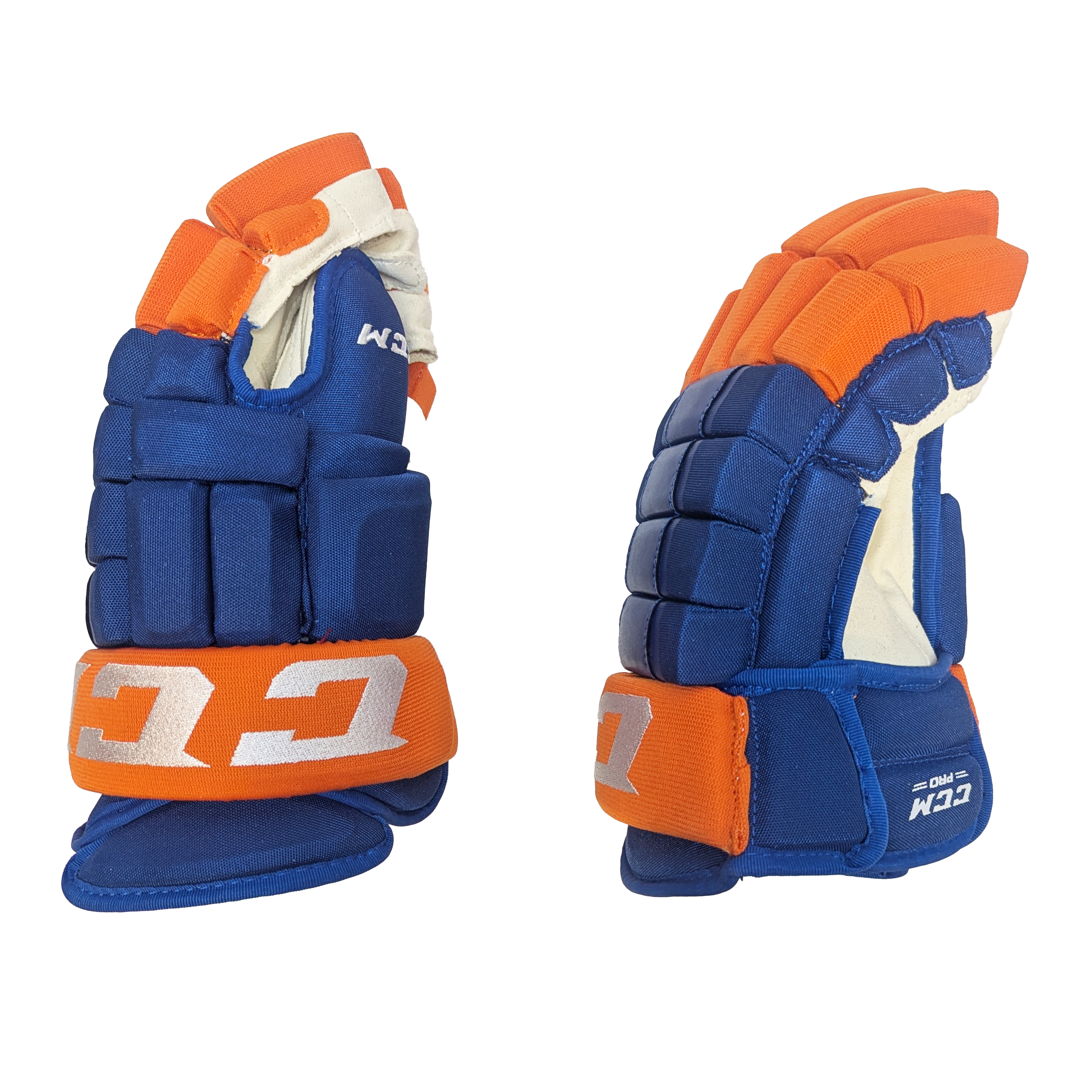 CCM HG97XP - Gant NHL Pro Stock - Islanders de New York (bleu/orange)